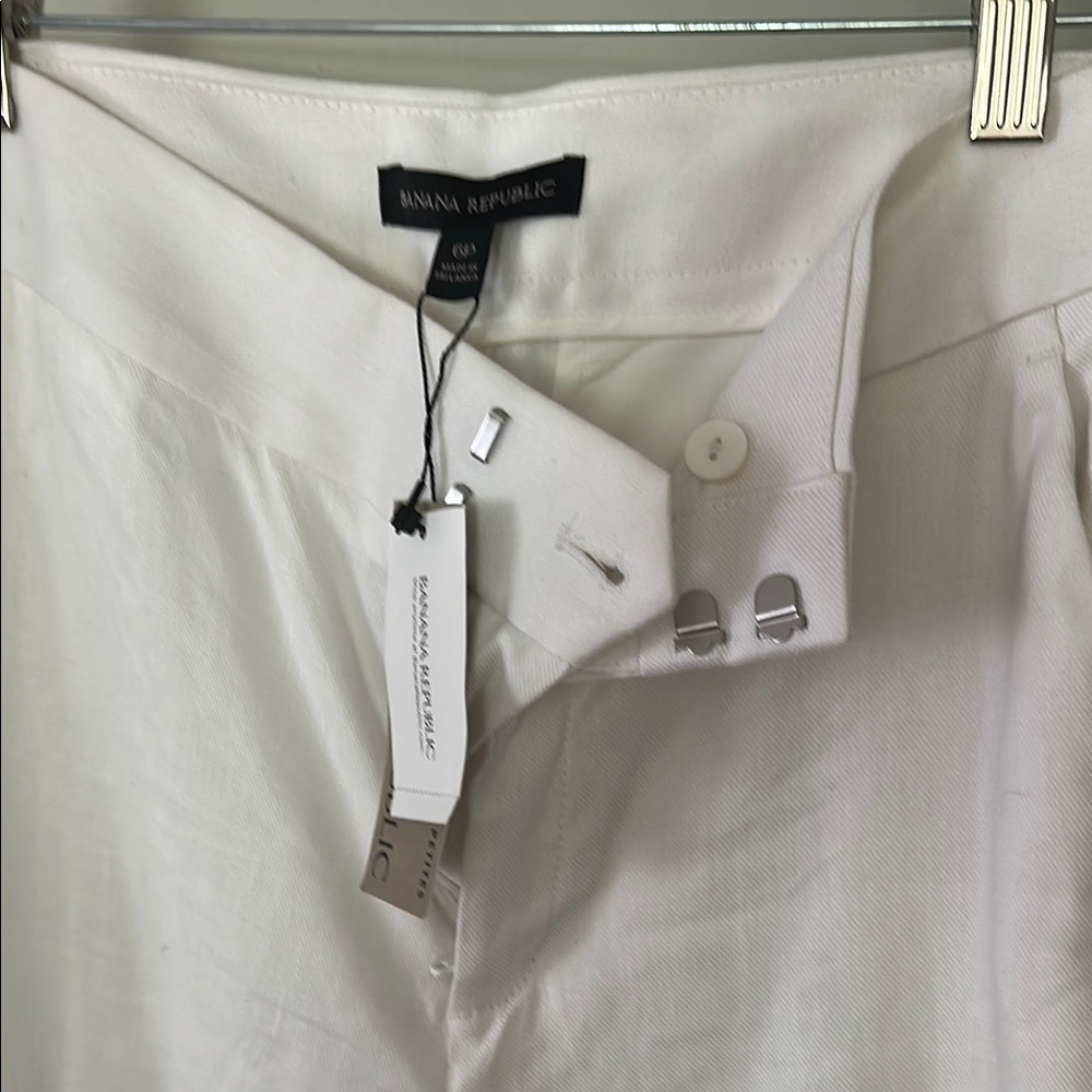 Banana Republic White Dress Pants Elegant Style